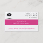 Makeup artist Business card Visitekaartje (Achterkant)