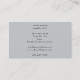 Makeup Artist Business Card Visitekaartje