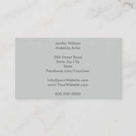 Makeup Artist Business Card Visitekaartje