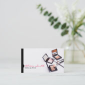 Makeup artist business card visitekaartje (Staand voorkant)