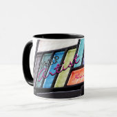 Makeup Artist Colorful Eyeshadow Palette Coffee Mok (Voorkant links)