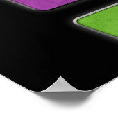 Makeup Artist Colorful Palette Retail Salon Poster (Hoek)