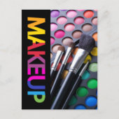 Makeup Artist Comp Card Briefkaart (Voorkant)