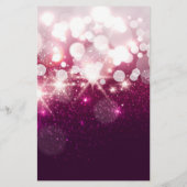 Makeup Artist Cosmetician - Roze Beauty Glitter Flyer (Achterkant)