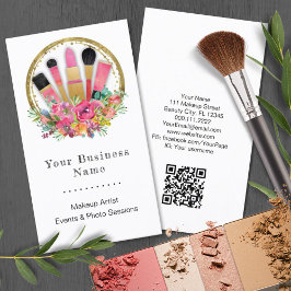Makeup Artist Cosmetoloog Beauticiste QR Code Visitekaartje
