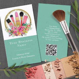 Makeup Artist Cosmetoloog Beauticiste QR Code Visitekaartje