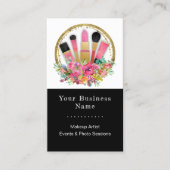 Makeup Artist Cosmetoloog Beauticiste QR Code Visitekaartje (Voorkant)