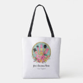 Makeup Artist Cosmetoloog Beauticiste Stylist Tote Bag (Achterkant)