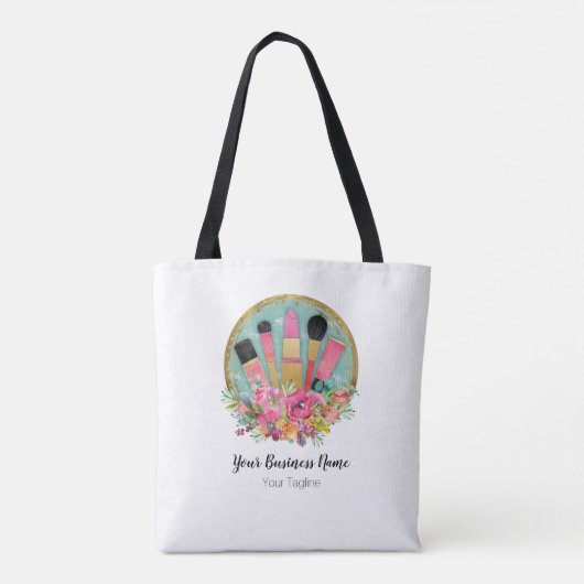 Makeup Artist Cosmetoloog Beauticiste Stylist Tote Bag (Achterkant)