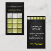 Makeup Artist/Cream Eyeshadow Palet Visitekaartje (Voorkant / Achterkant)