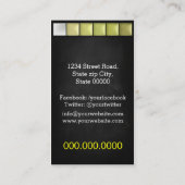 Makeup Artist/Cream Eyeshadow Palet Visitekaartje (Achterkant)