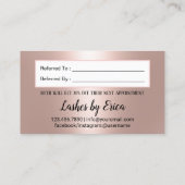 Makeup Artist Crown Lashes Roos Gold Referral (Achterkant)