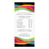 Makeup Artist Custom Rack Kaart (Achterkant)