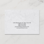 Makeup Artist Damask Pattern Visitekaartje (Achterkant)