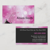 Makeup Artist / Diamonds Lipstick Visitekaartje (Voorkant / Achterkant)