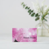 Makeup Artist / Diamonds Lipstick Visitekaartje (Staand voorkant)