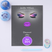 Makeup Artist Discount Offer Flyer (Enkel)
