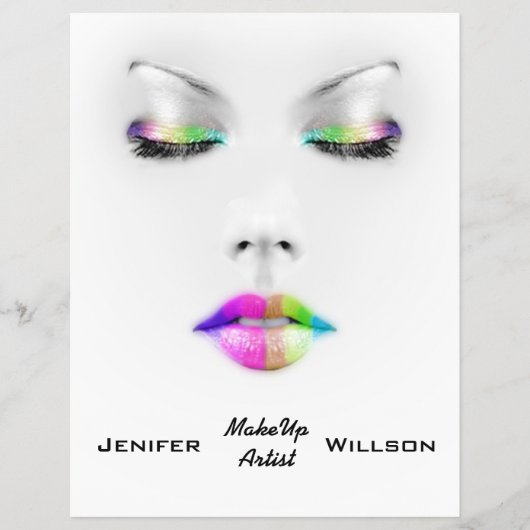 Makeup Artist Discount Offer Flyer (Voorkant)