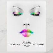 Makeup Artist Discount Offer Flyer (Voorkant)