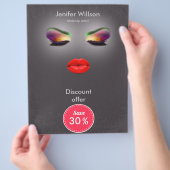 Makeup Artist Discount Offer Flyer (Hand)