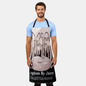 Makeup Artist drijft Kiss Lips drijft Roos 3DEffec Schort (Gedragen)