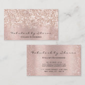 Makeup Artist Event Beauty Blogger Glitter Lux Visitekaartje (Voorkant / Achterkant)