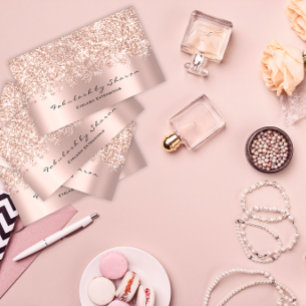 Makeup Artist Event Beauty Blogger Glitter VIP Visitekaartje