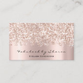 Makeup Artist Event Beauty Blogger Glitter VIP Visitekaartje (Voorkant)
