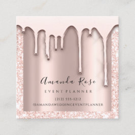 Makeup Artist Event Planner Black Pink Drives VIp Afsprakenkaartje