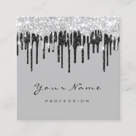 Makeup Artist Event Planner Grey Grey Grey Vierkante Visitekaartje