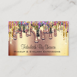 Makeup Artist Event Planner Weddenschap Drift Gold Visitekaartje