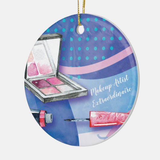 Makeup Artist Extraordinaire Beauty Stylist Keramisch Ornament (Links)