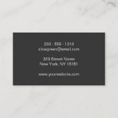 Makeup Artist Eye Lashes Logo Visitekaartje (Achterkant)