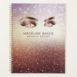 Makeup Artist Eyebrow Eyes Lashes Roos Gold Planner