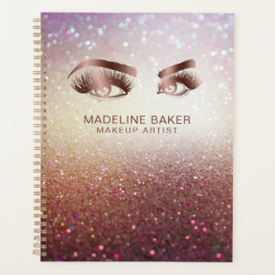 Makeup Artist Eyebrow Eyes Lashes Roos Gold Planner