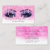 Makeup Artist Eyebrow Lash Glitter Drip Navarro Ro Visitekaartje (Voorkant / Achterkant)