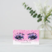 Makeup Artist Eyebrow Lash Glitter Drip Navarro Ro Visitekaartje (Staand voorkant)