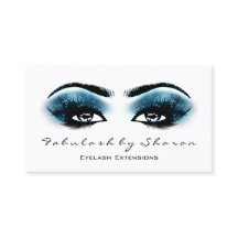 Makeup Artist Eyebrow Lashes Extension Blue Marine