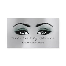 Makeup Artist Eyebrow Lashes Extension Grey Blauwg