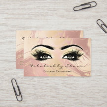 Makeup Artist Eyebrow Lashes Extension Marble Gold