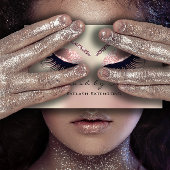 Makeup artist Eyebrow Lashes Extension Roos Glam Visitekaartje
