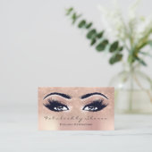 Makeup Artist Eyebrow Lashes Extension Roos Spark Visitekaartje (Staand voorkant)
