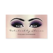 Makeup Artist Eyebrow Lashes Extension Roze Violet