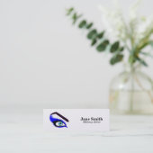 Makeup Artist/Eyebrow Waxing Mini Visitekaartje (Staand voorkant)