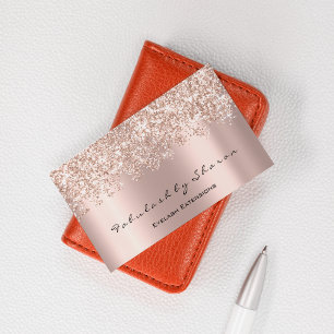Makeup Artist Eyelash Confetti Roos Visitekaartje