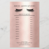 Makeup Artist Eyelash Extensions beidseitig Flyer (Voorkant)