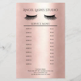 Makeup Artist Eyelash Extensions beidseitig Flyer