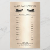 Makeup Artist Eyelash Extensions beidseitig Flyer (Voorkant)