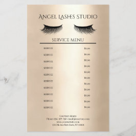 Makeup Artist Eyelash Extensions beidseitig Flyer