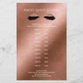 Makeup Artist Eyelash Extensions beidseitig Flyer (Voorkant)